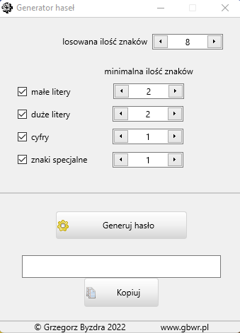 PassGenerator Generator haseł